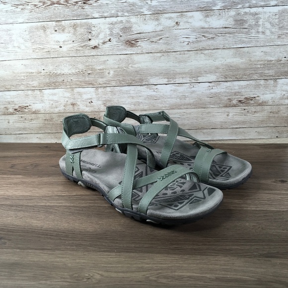 Merrell blue dove sandals Clearance